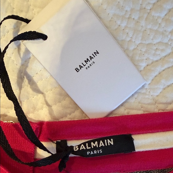 Balmain knit leggings with Balmain monogram NEW- size 42 - Picture 3 of 6